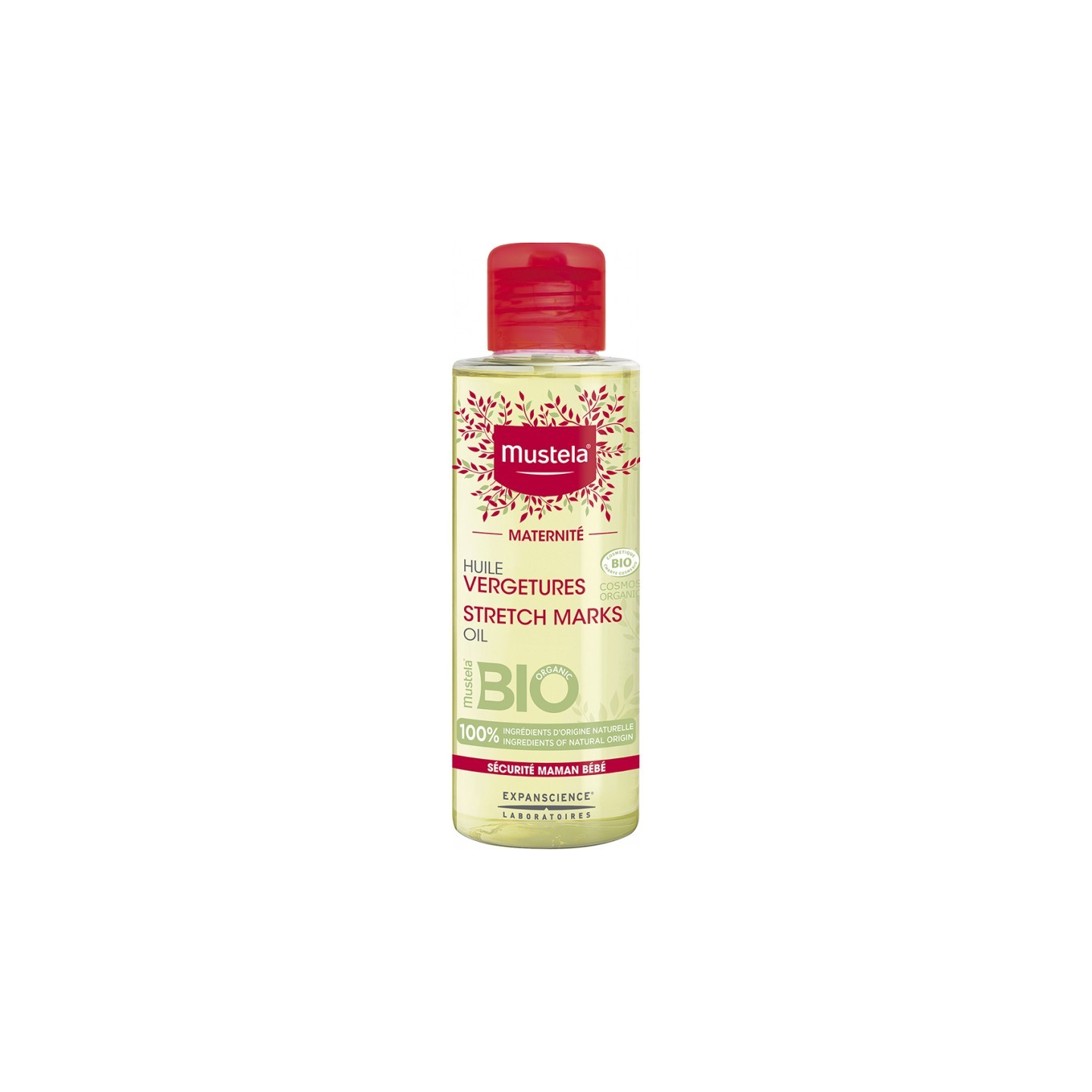 Mustela Maternité Huile vergetures Bio - 105ml