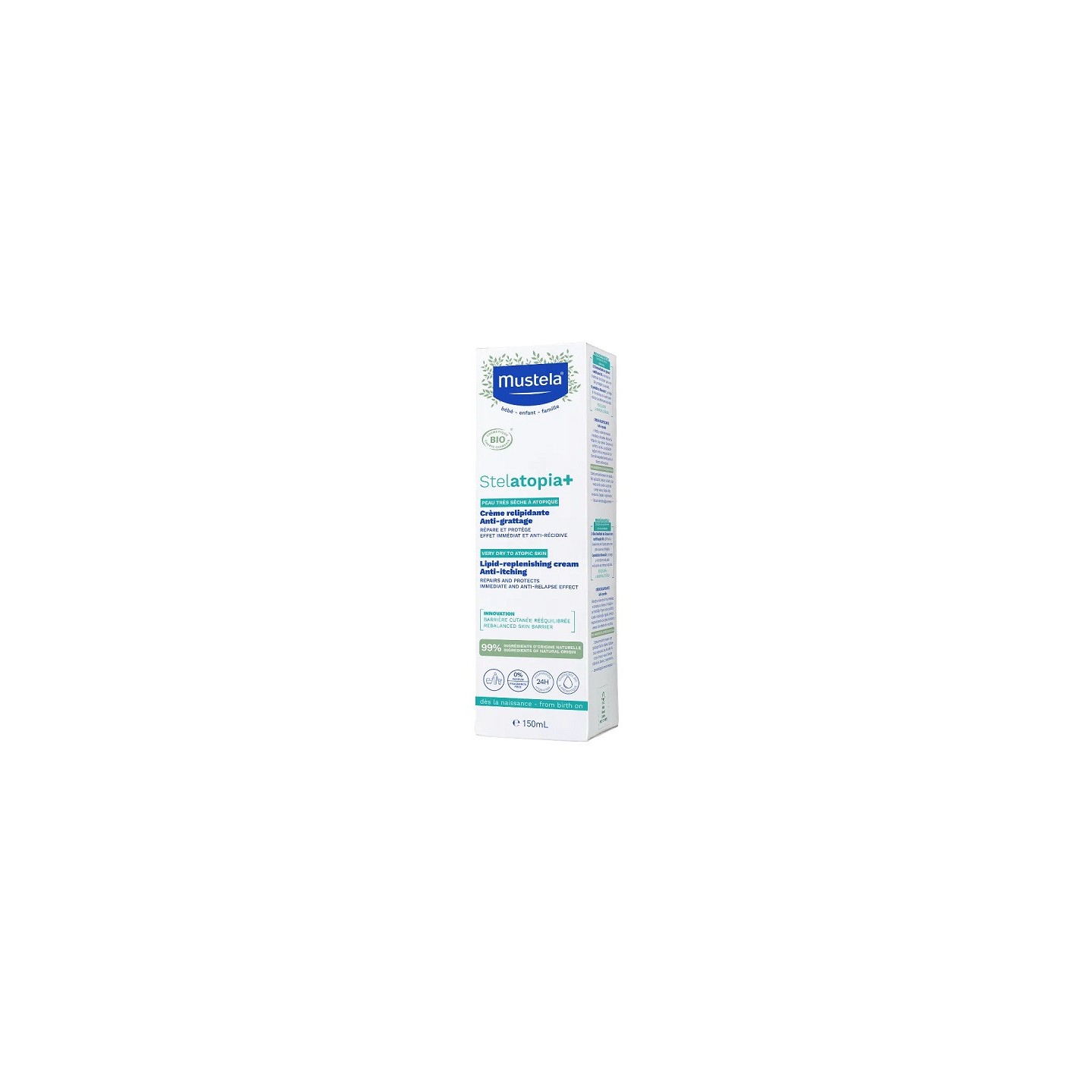 Mustela Stelatopia+ Crème relipidante anti-grattage Bio - 150ml