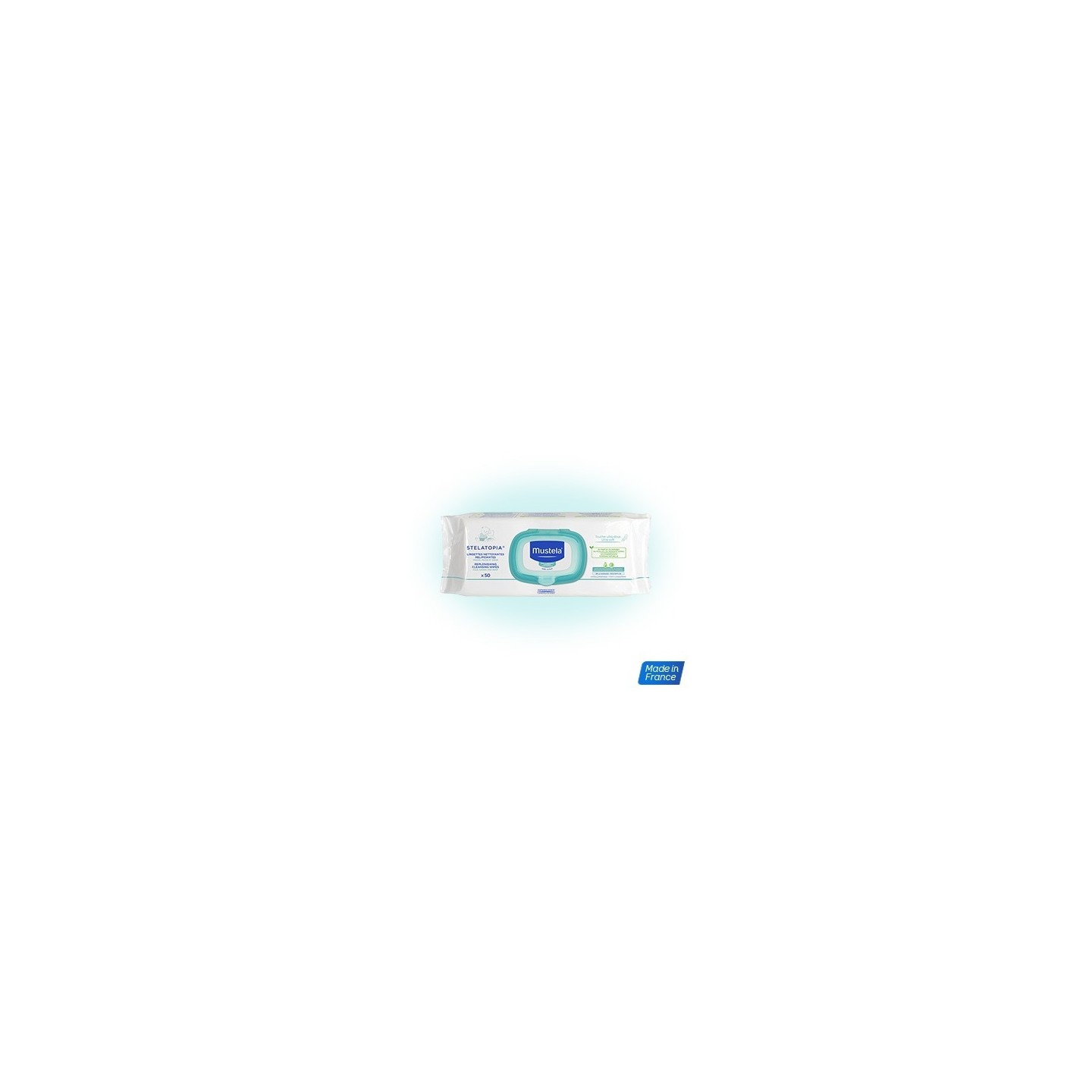 Mustela Stelatopia lingettes relipidantes x50
