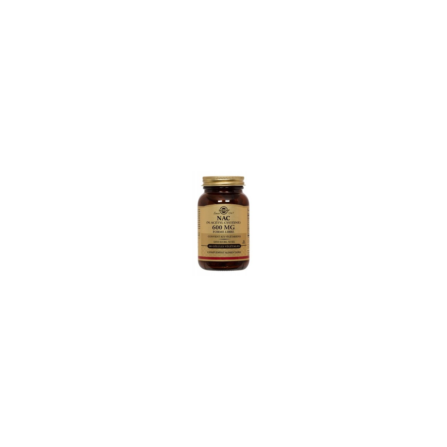 NAC(n acetyl cysteine) 600mg Solgar 60 cp