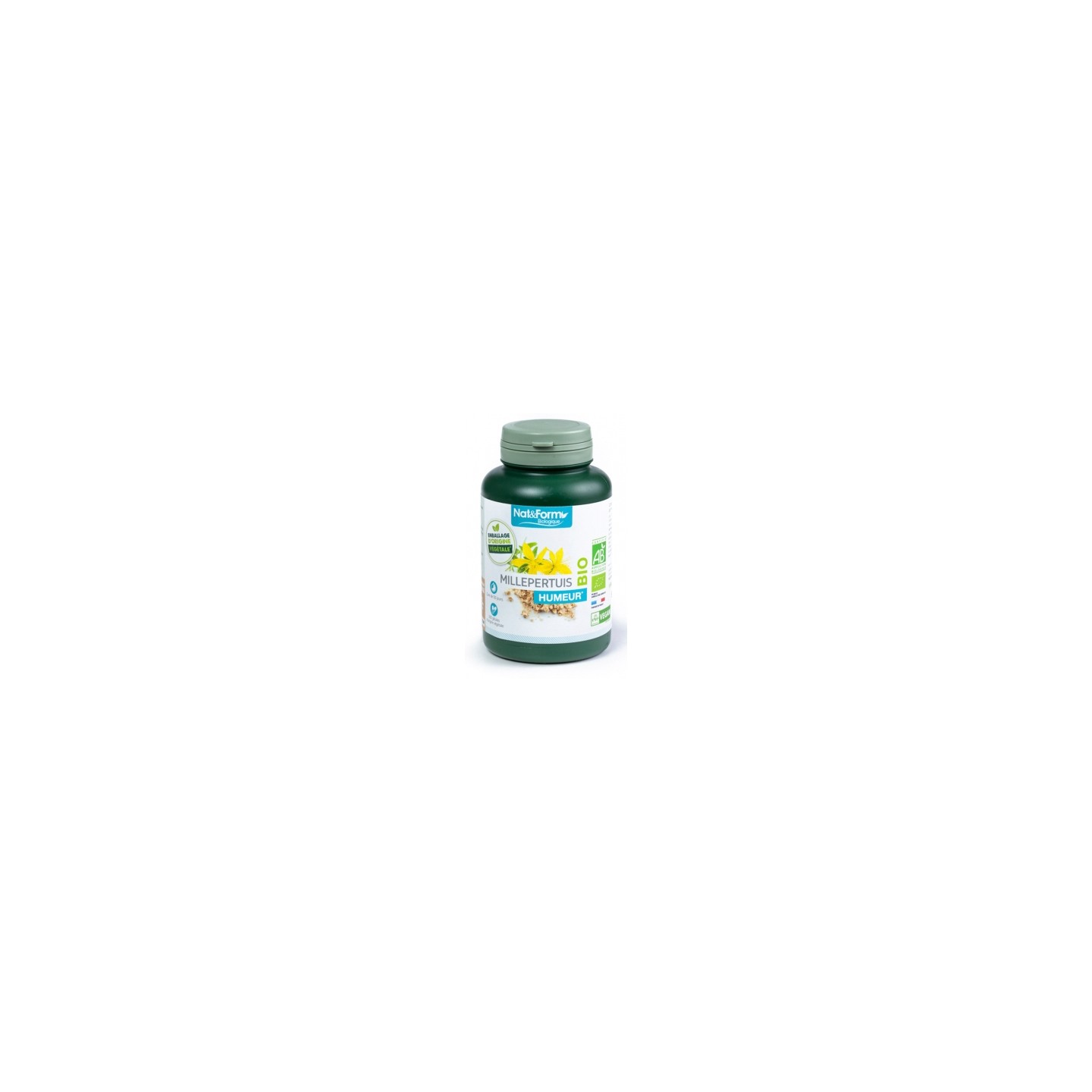 Nat et Form Millepertuis Bio - 80 gélules
