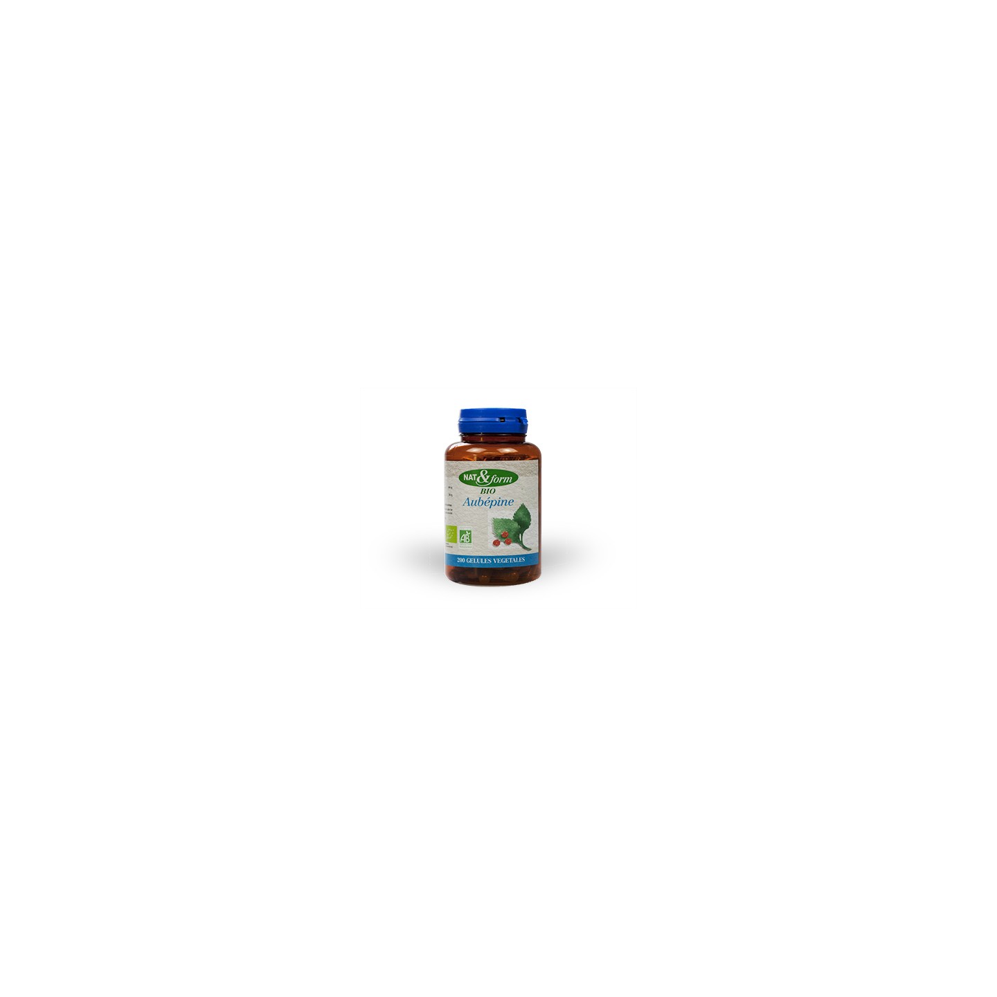 Nat & form Aubépine bio 200 gélules