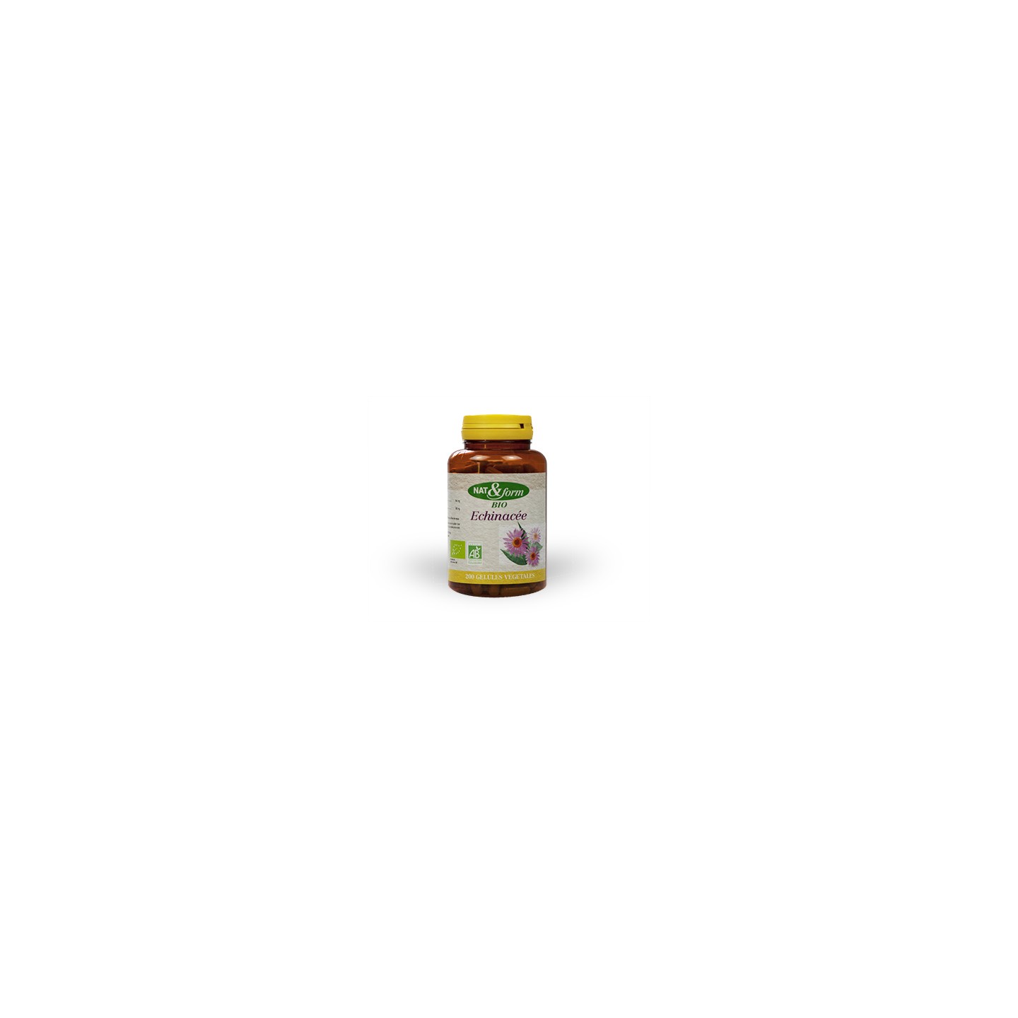 Nat & form Echinacée Bio 200 Gélules