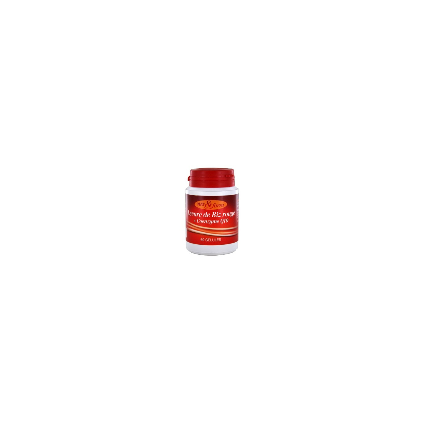 Nat & Form Levure de Riz rouge + coenzyme Q10 60 gélules