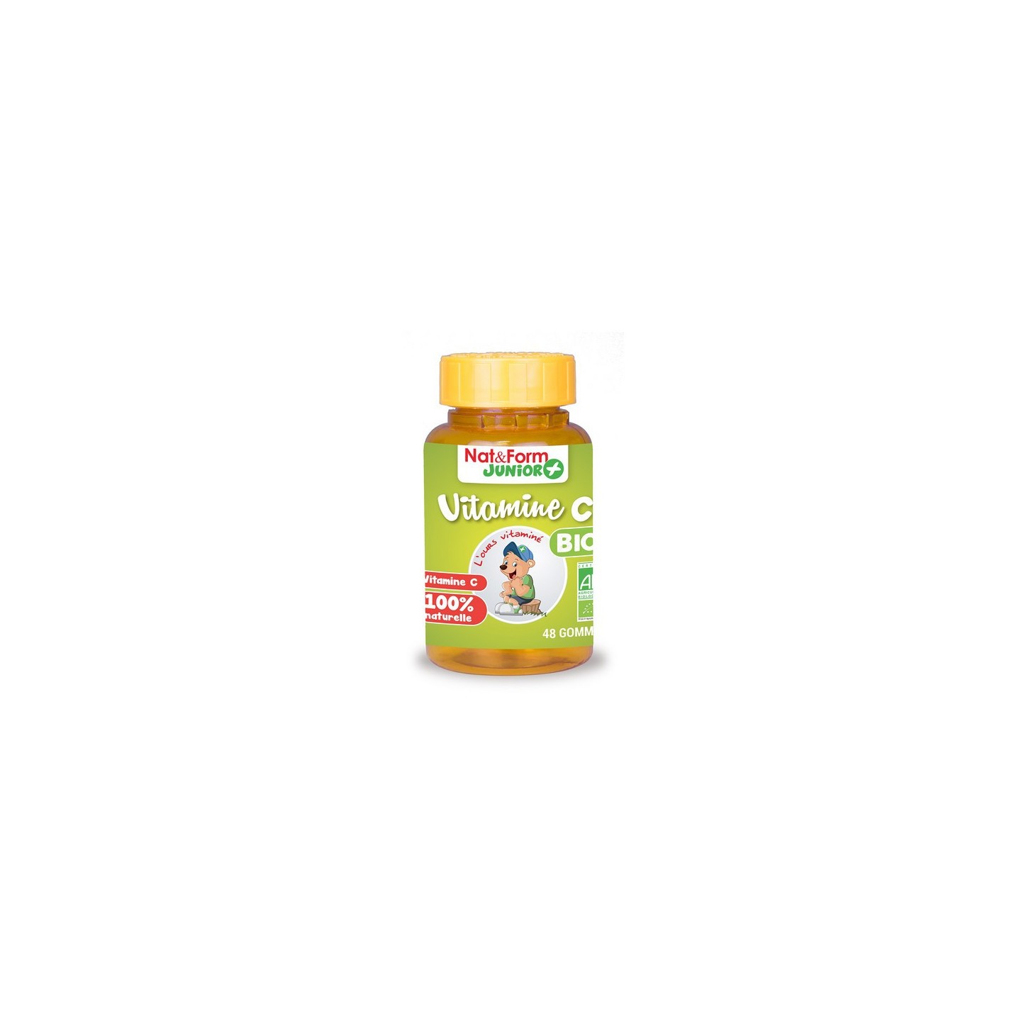 Nat & Form Ours + Vitamine C bio 48 oursons