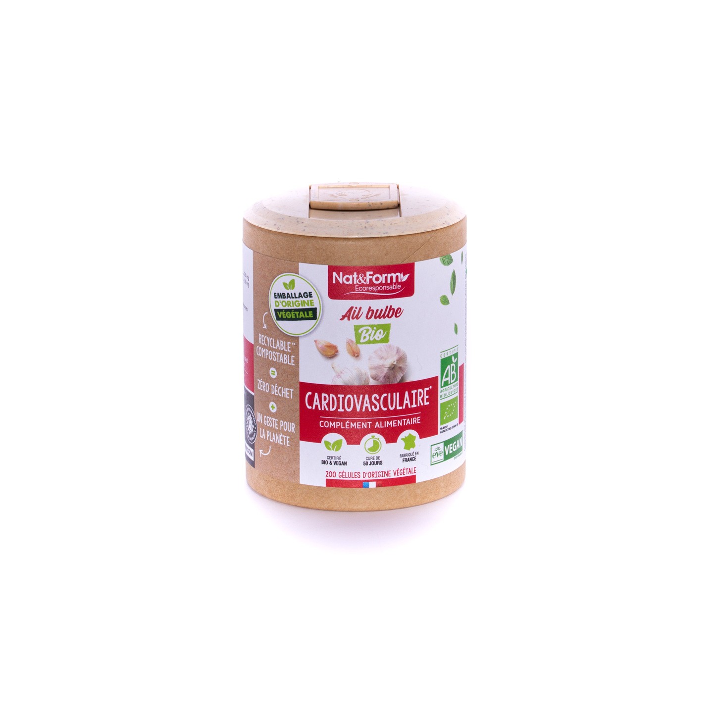 Nat&Form Ail bulbe Bio - 90 gélules