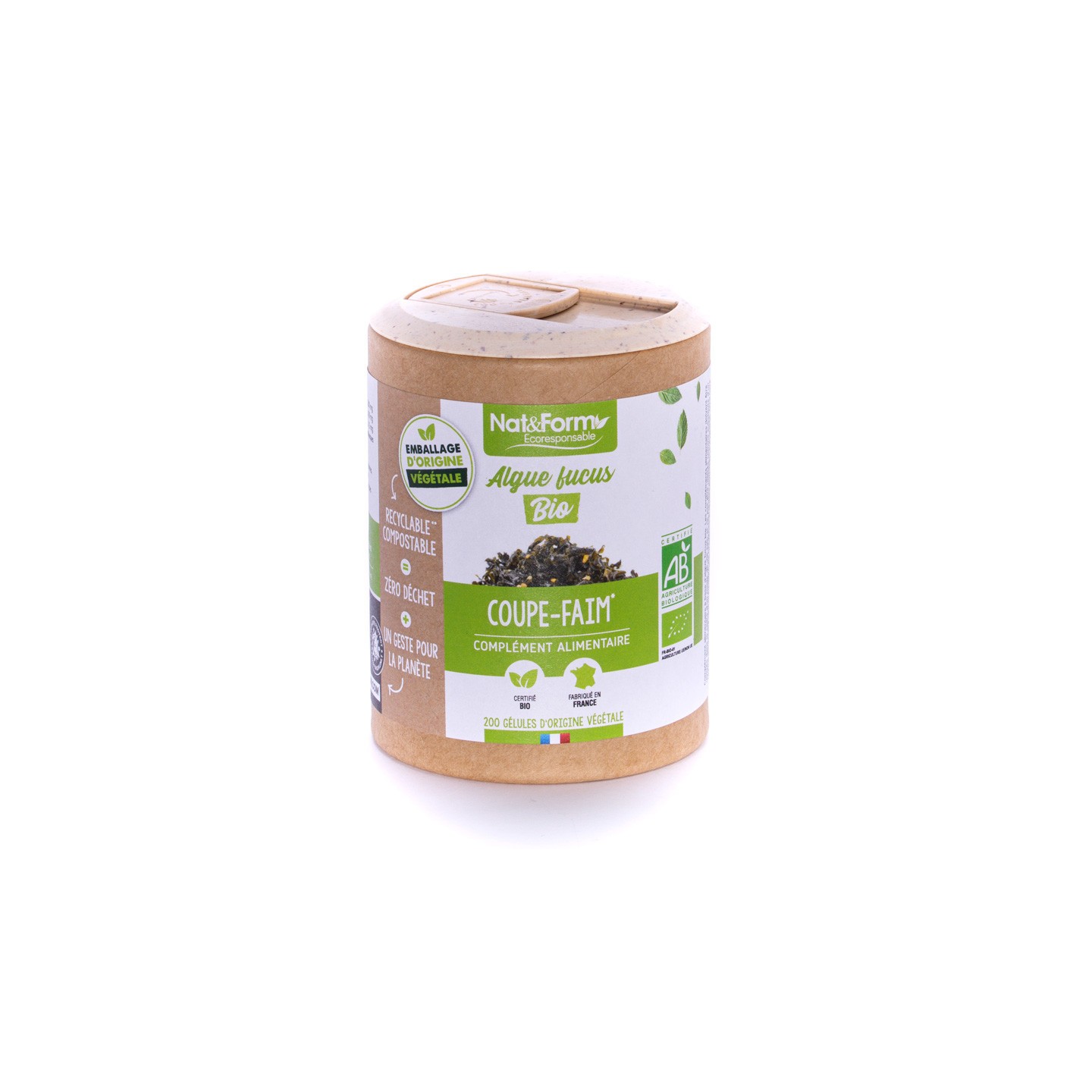 Nat&Form Algue fucus Bio - 90 gélules