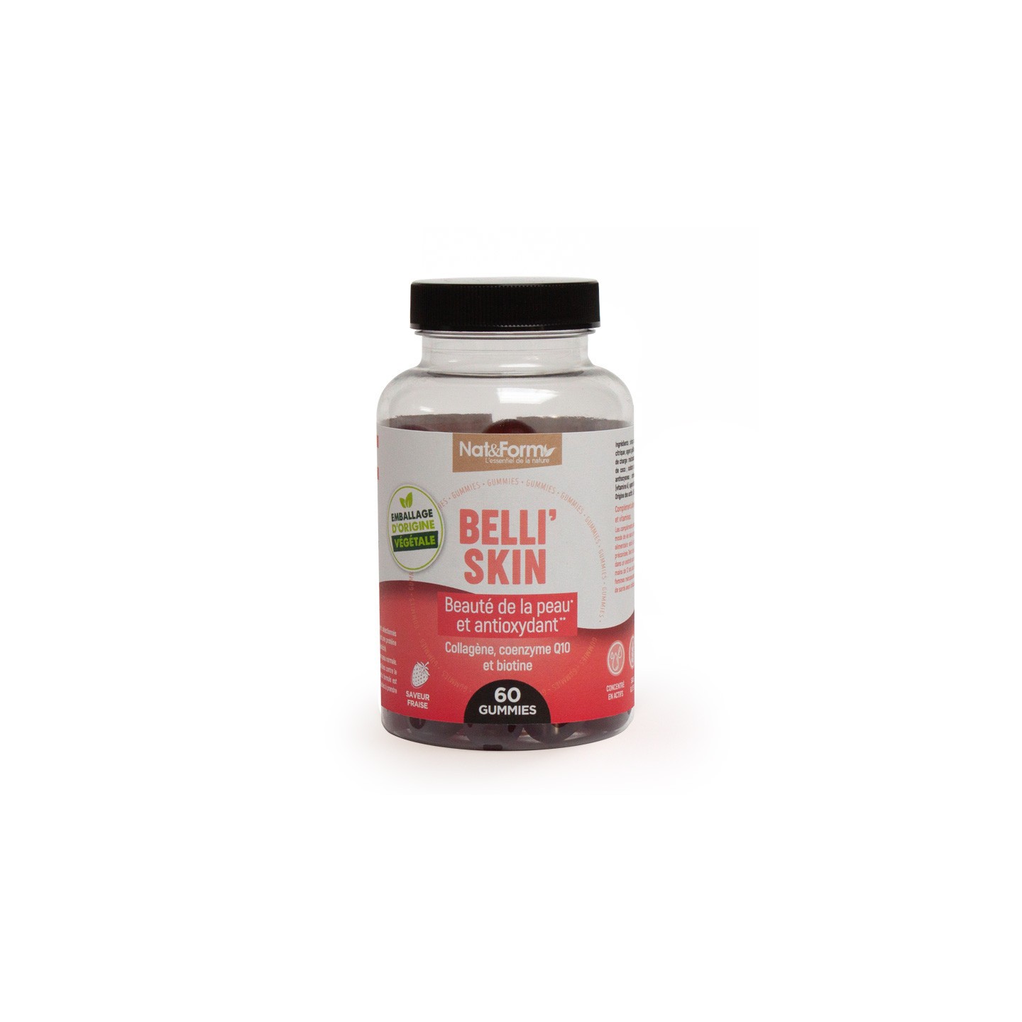 Nat&Form Belli'Skin gummies - 60 gommes