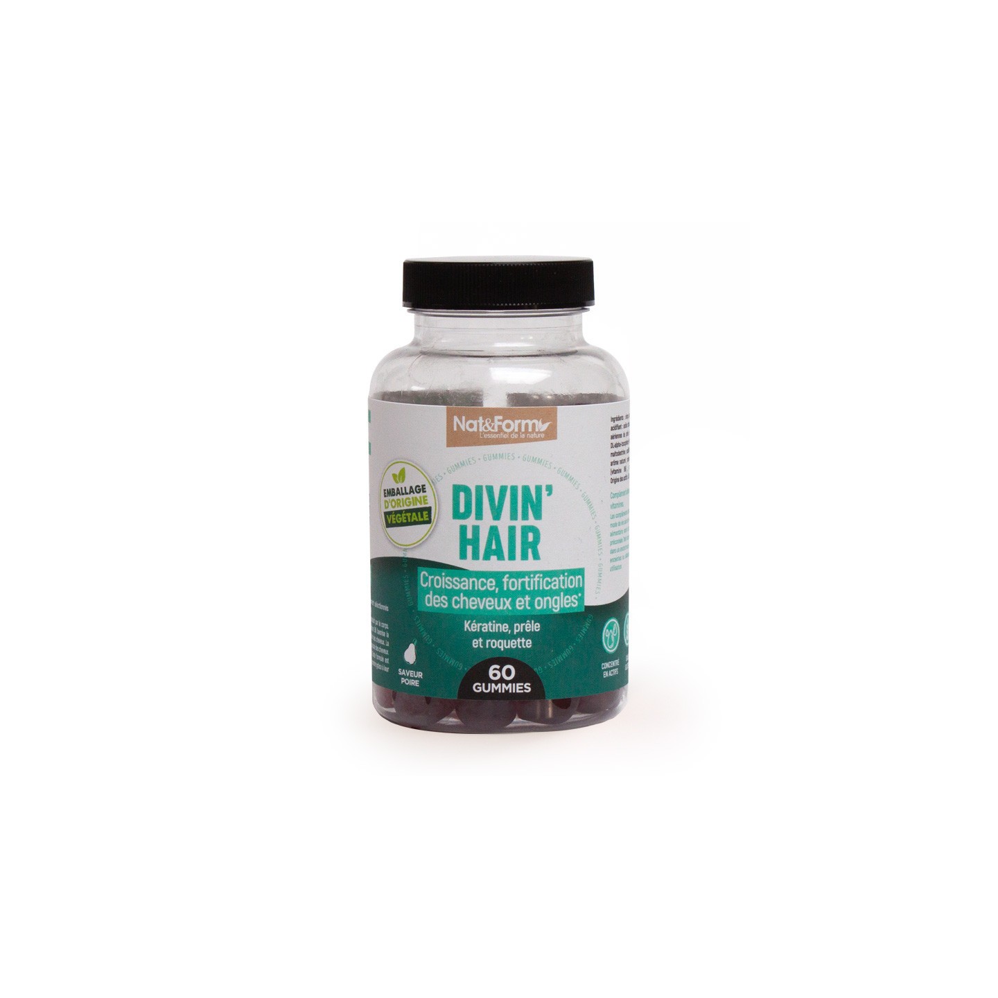 Nat&Form Divin'Hair gummies - 60 gommes