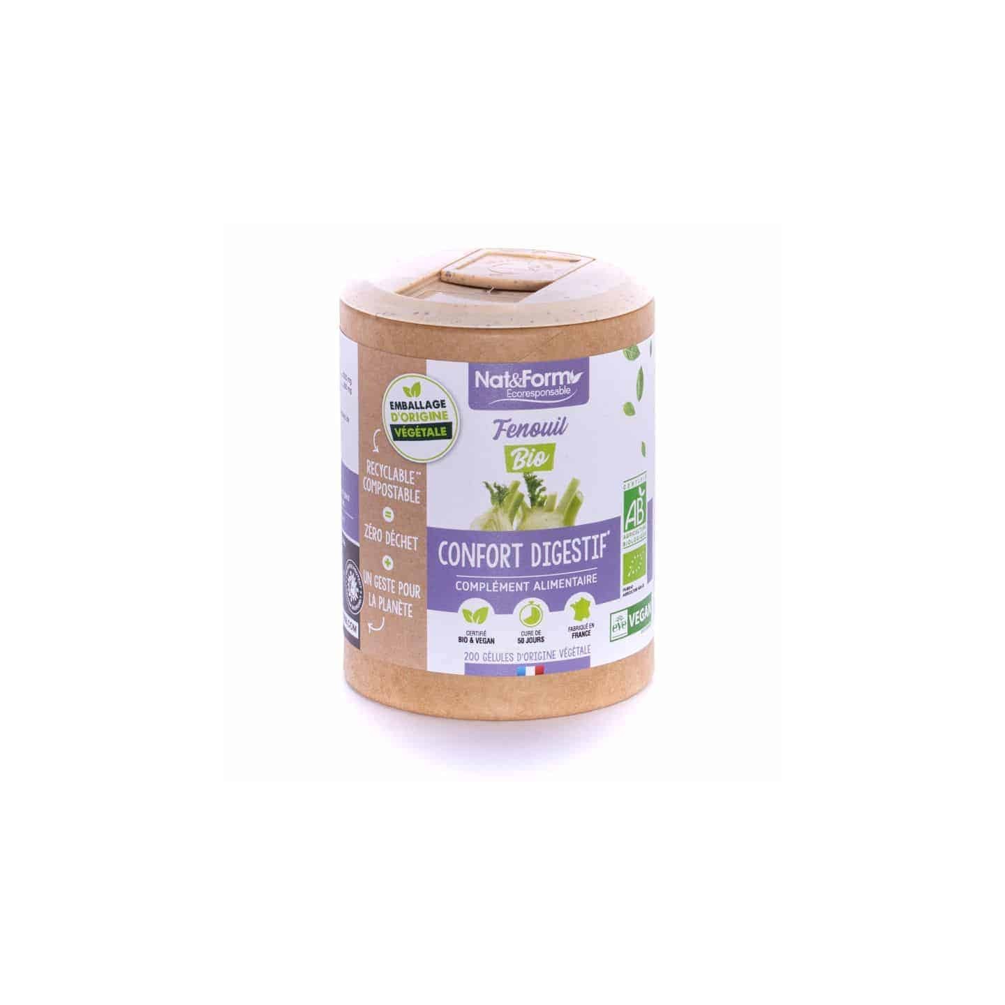 Nat&Form Fenouil Bio - 200 gélules