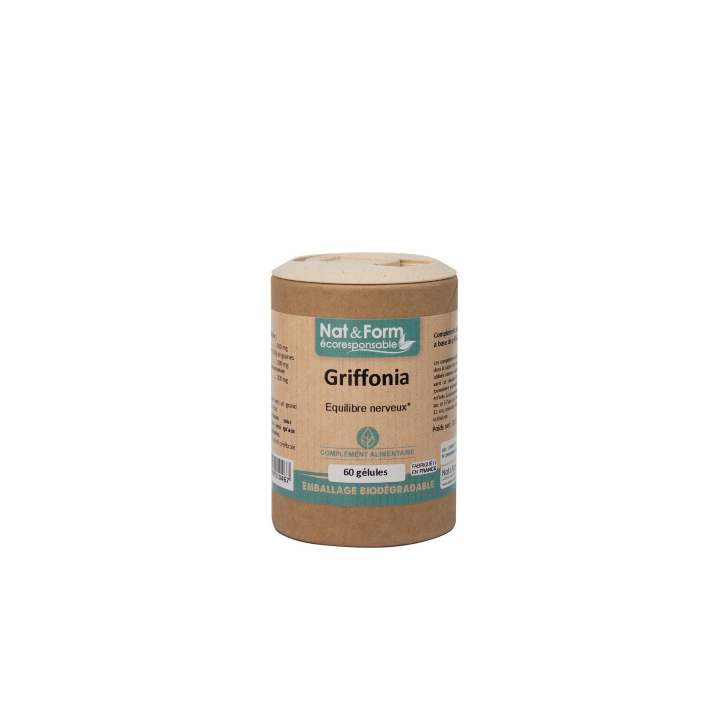 Nat&Form Griffonia - 60 gélules