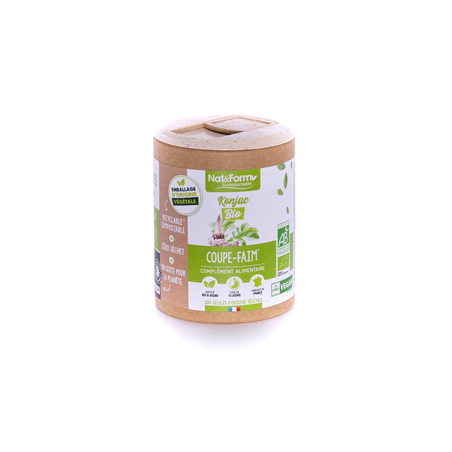 Nat&Form Konjac Bio - 90 gélules