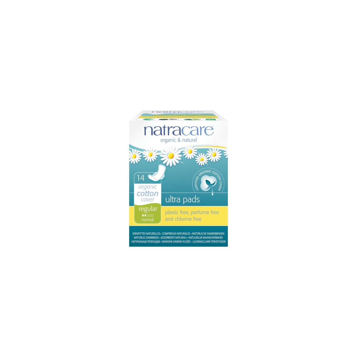 Natracare Serviettes Hygiéniques Ultra à AilettesNormal Boite 14