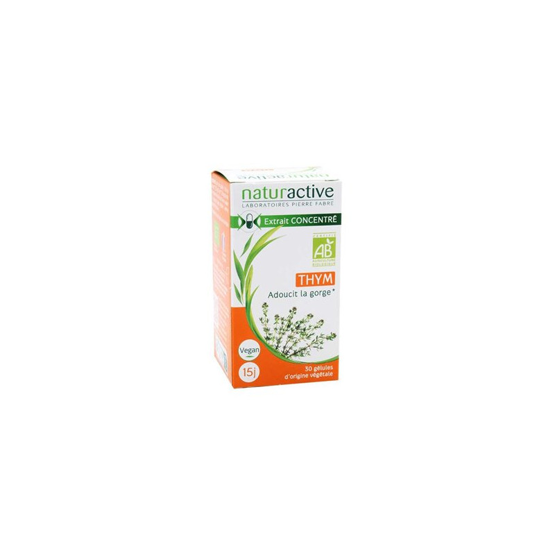 Naturactive Extrait Concentré de Thym Bio 30 gélules