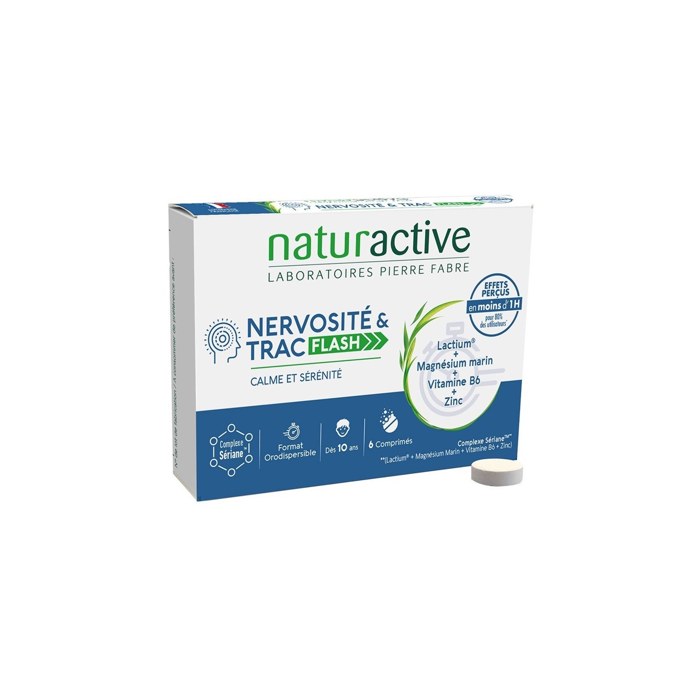 Naturactive Nervosité & Trac Flash - 60 capsules