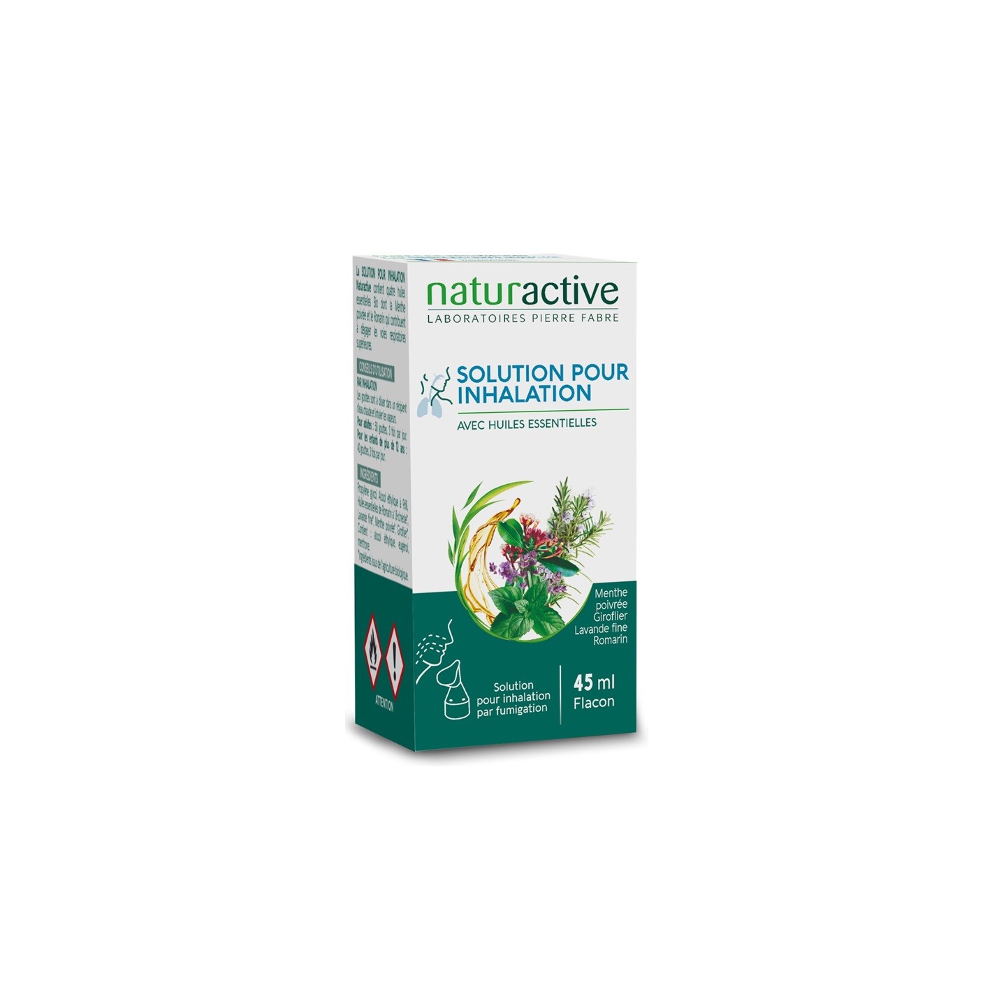 Naturactive Solution pour inhalation aux huiles essentielles - 45ml