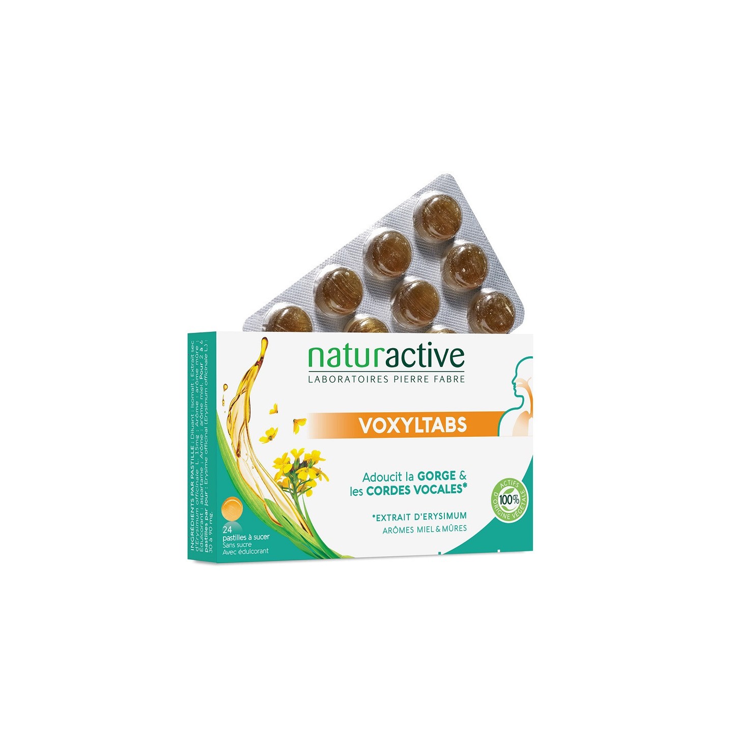 Naturactive Voxyltabs Pastille gorge - 24 pastilles