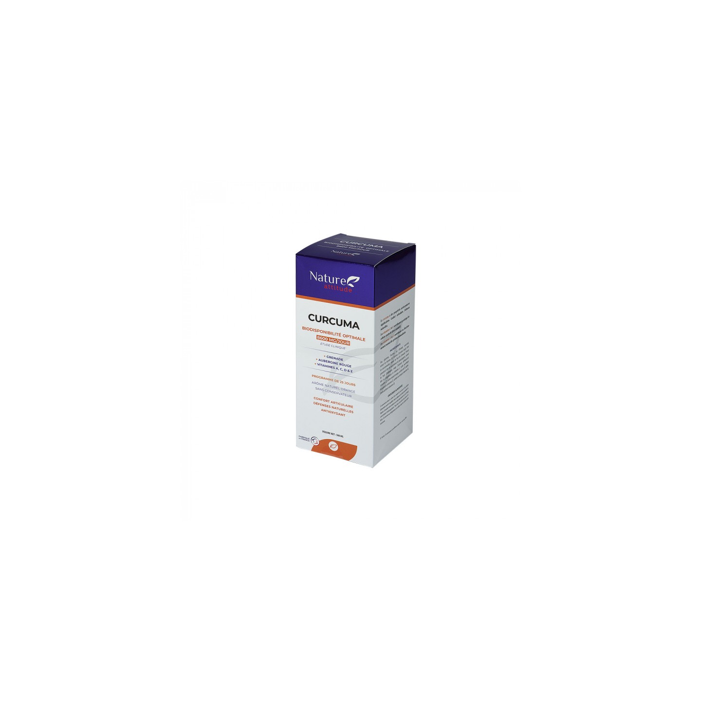 Nature Attitude Curcuma biodisponibilité - 500ml