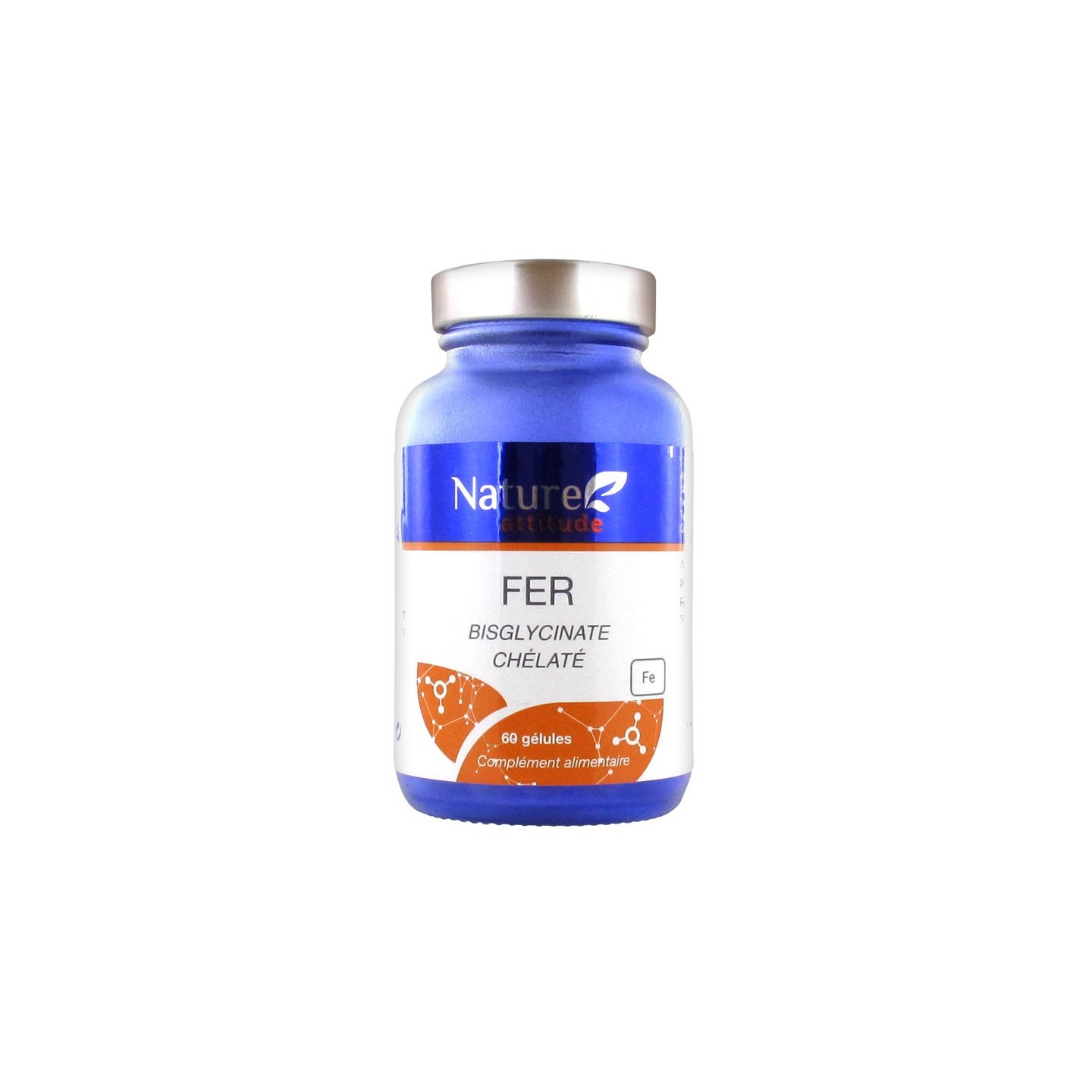 Nature Attitude Fer bisglycinate chélaté - 60 gélules
