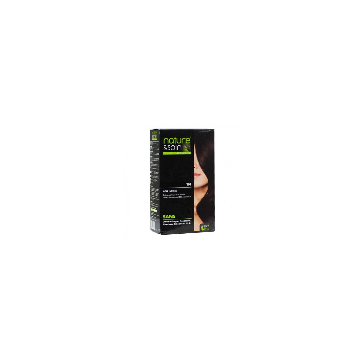 Natur&Soins coloration 1N Noir intense Santé verte