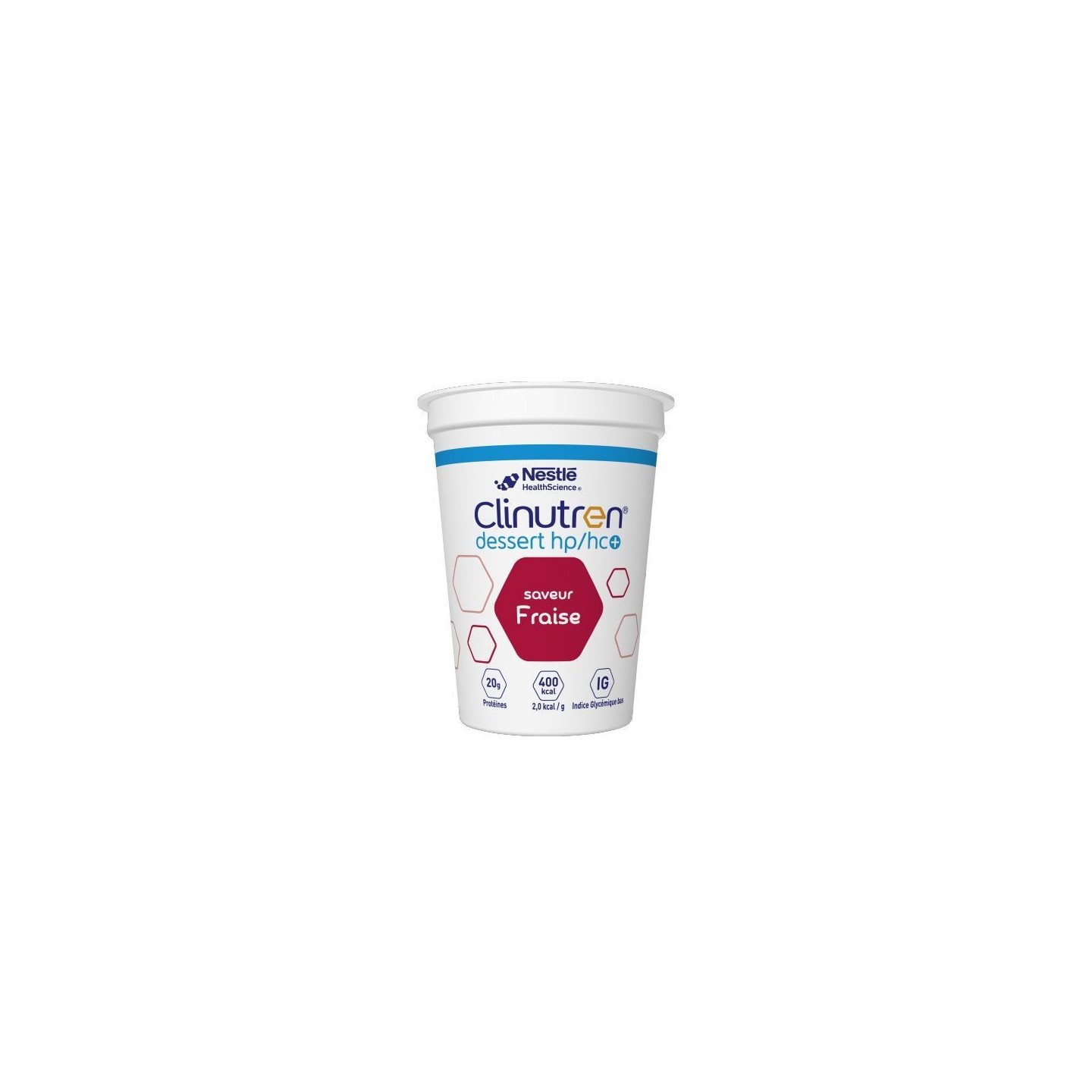 Nestlé Health Science Clinutren Dessert HP/HC+ Saveur fraise - 4X200g