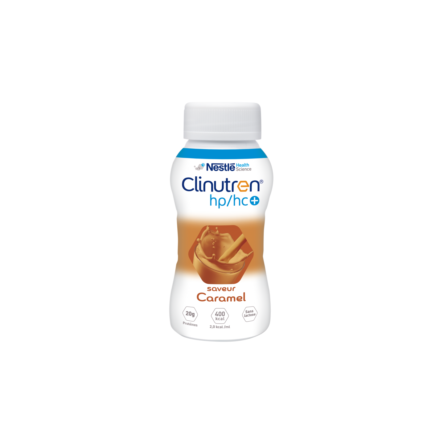 Nestlé Health Science Clinutren HP/HC+ 2kcal saveur caramel - 4X200ml