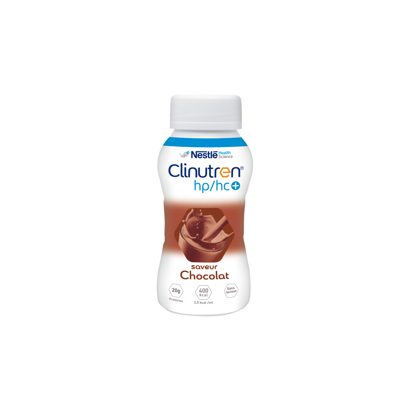 Nestlé Health Science Clinutren HP/HC+ 2kcal saveur chocolat - 4X200ml