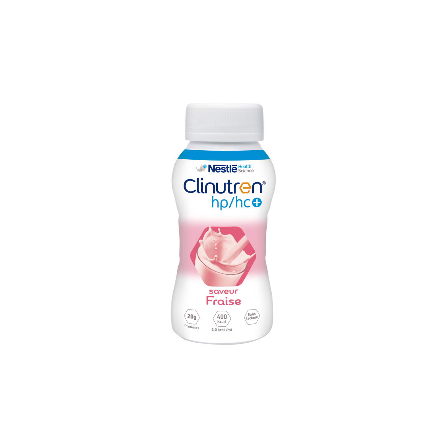 Nestlé Health Science Clinutren HP/HC+ 2kcal saveur fraise - 4X200ml
