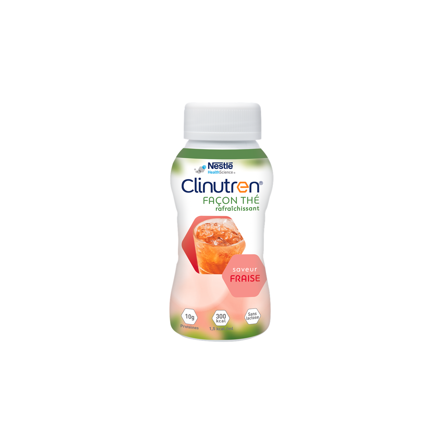 Nestlé Health Science Clinutren Thé rafraîchissant fraise - 4X200ml