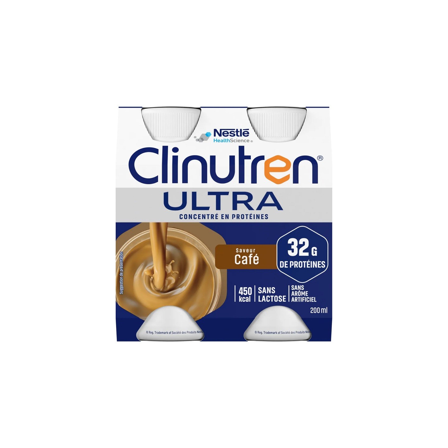 Nestlé Health Science Clinutren Ultra saveur café - 4 X 200ml