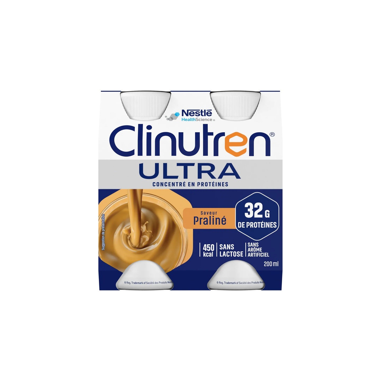 Nestlé Health Science Clinutren Ultra saveur praliné - 4 X 200ml
