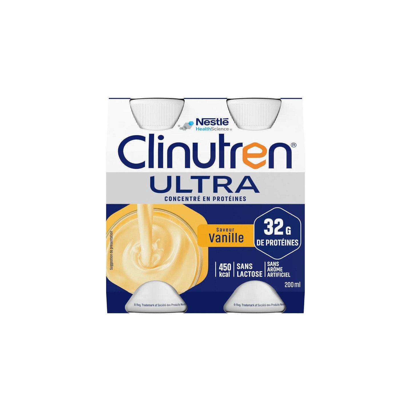 Nestlé Health Science Clinutren Ultra saveur vanille - 4 X 200ml