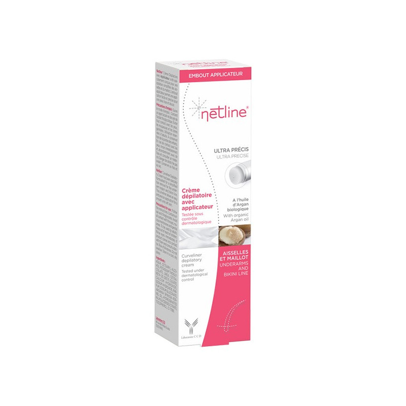 Netline Crème Dépilatoire Aisselles et Maillot Avec Applicateur 100ml
