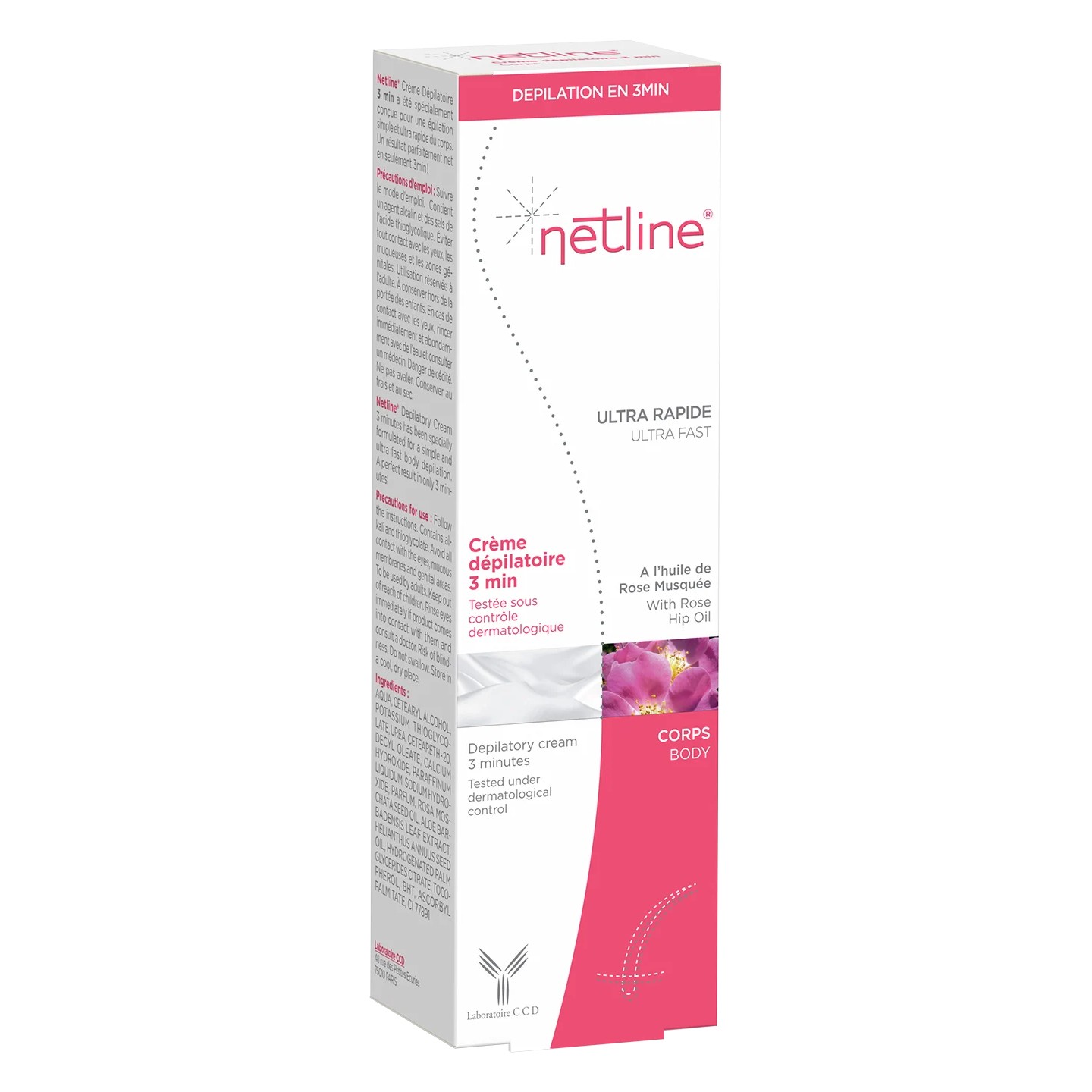 Netline Crème dépilatoire 3 minutes - 150ml