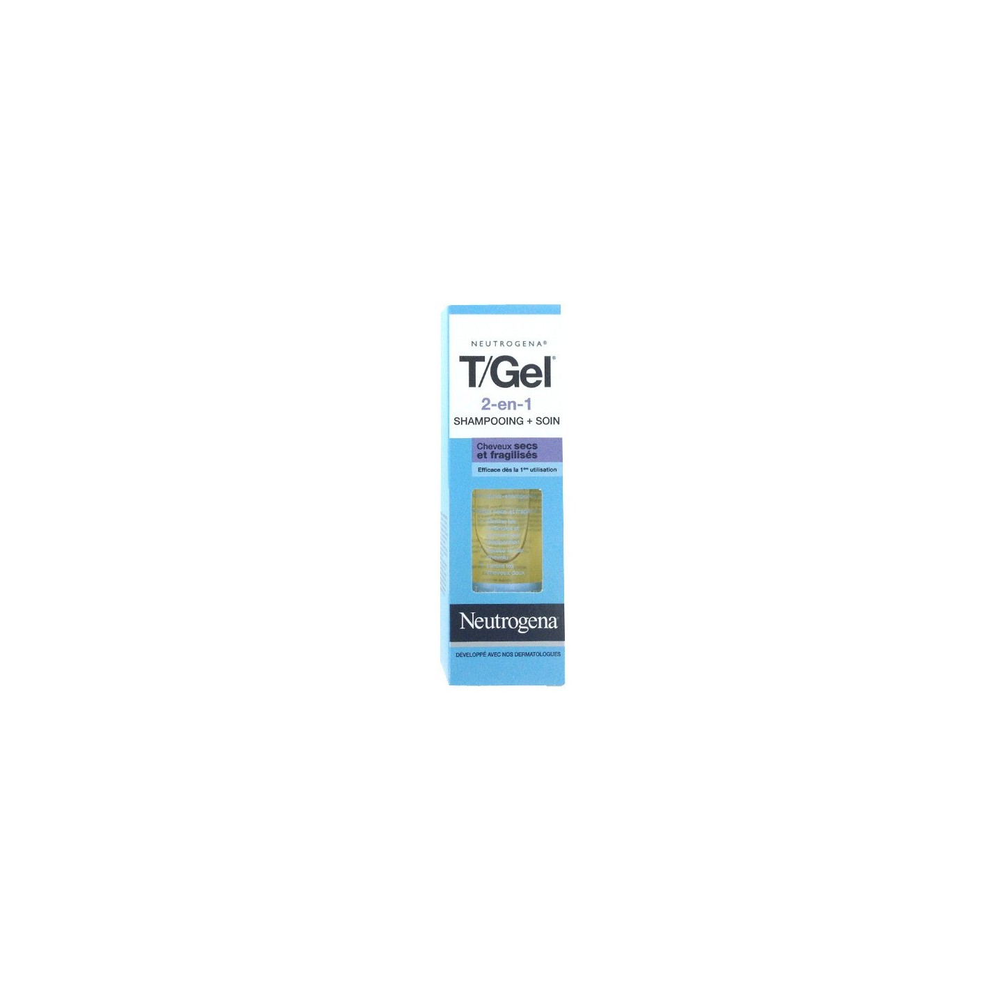 Neutrogena T/GEL shampooing 2en1 cheveux secs 125ml