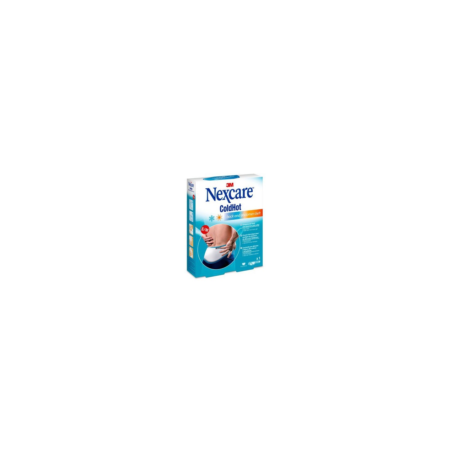 Nexcare ColdHot Coussin dos & abdomen - Taille S/M