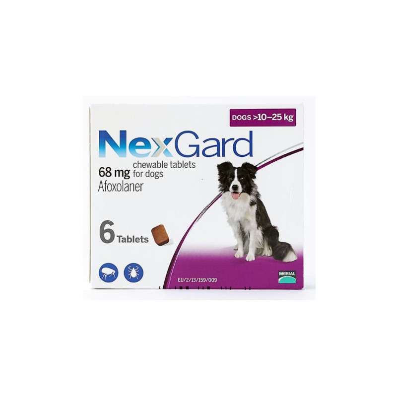 NEXGARD 68 mg Boite de 6 comprimés appétents