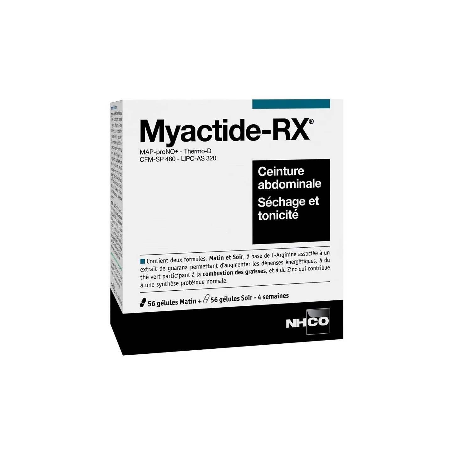 NHCO Myactide-RX ceinture abdominale - 112 gélules