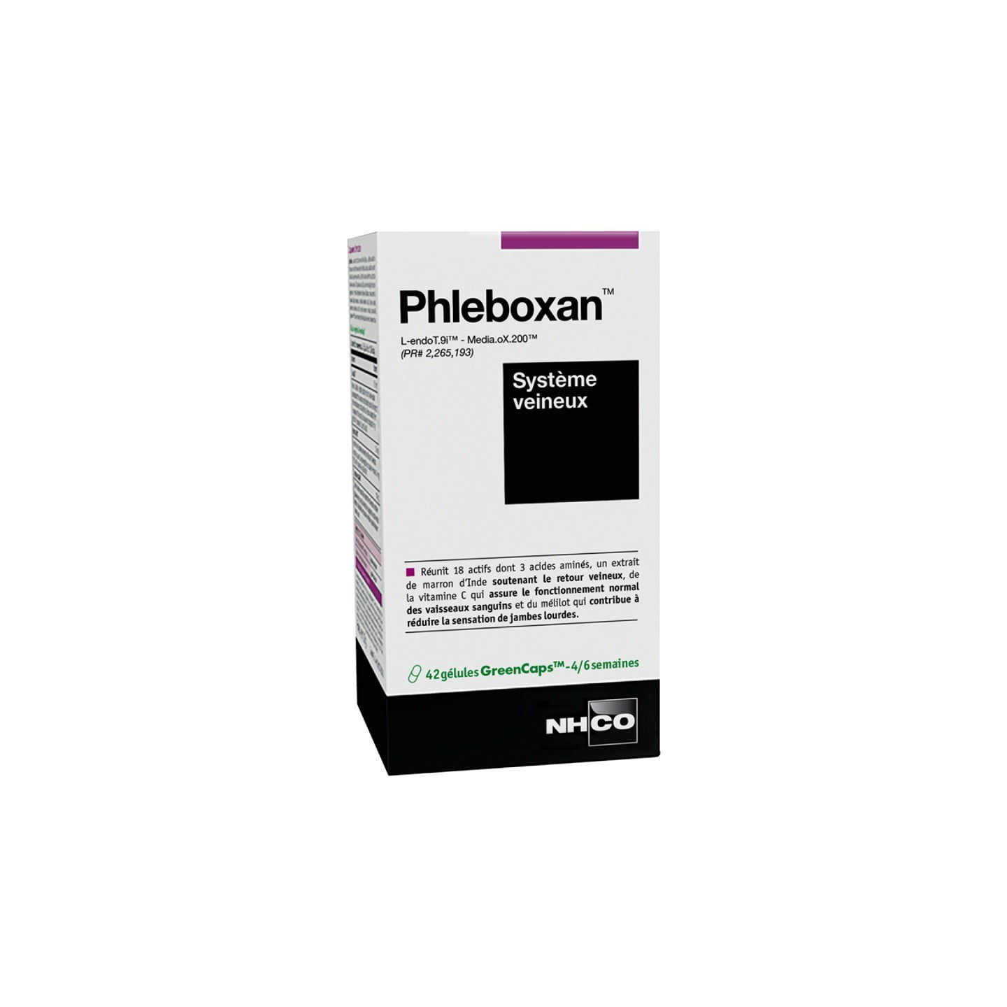 NHCO Phleboxan système veineux - 42 gélules