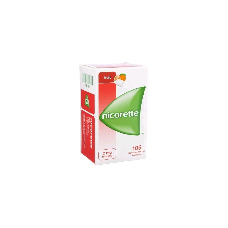 Pharmacie Bastille - Nicorette 105 Gommes 2mg fruits