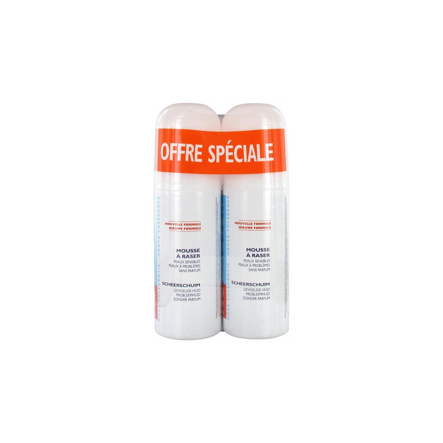 Nobacter Mousse à raser haute tolérance - Lot de 2 x 150ml