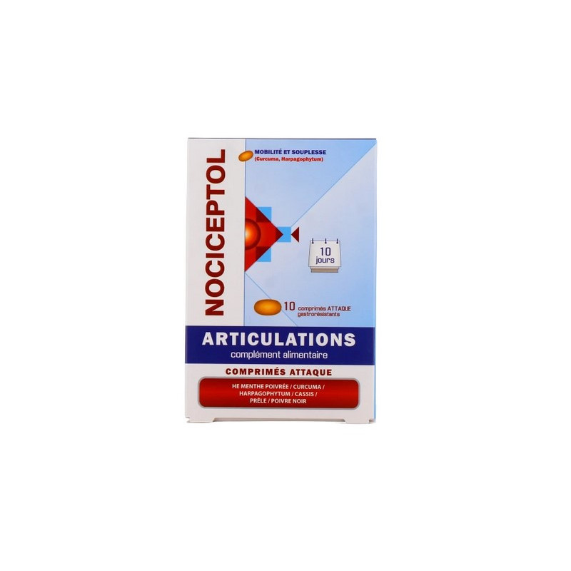 Pharmacie Bastille - Nociceptol Articulations 10 Comprimés