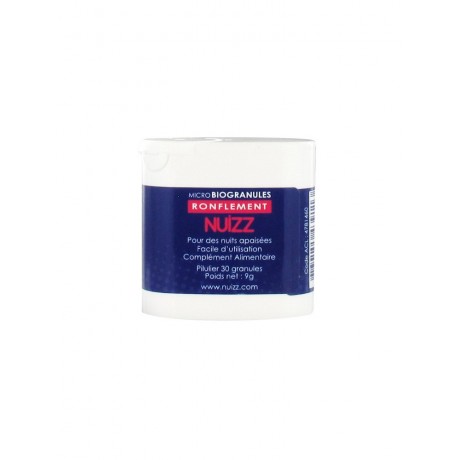 NUIZZ MicroBiogranules Ronflement pilulier 30 granules