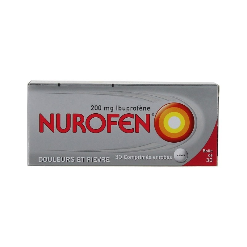 Pharmacie Bastille - Nurofen 200mg 30 comprimés enrobés