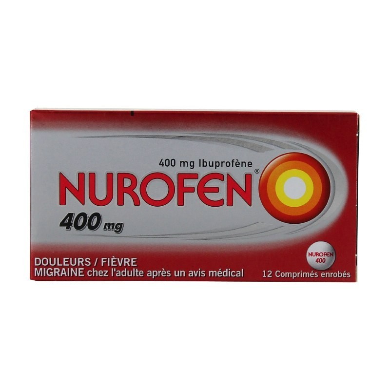Pharmacie Bastille - Nurofen 400mg 12 Comprimés Enrobés