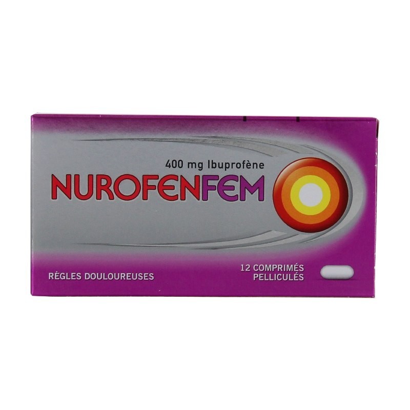 Pharmacie Bastille - Nurofenfem 400mg 12 Comprimés Pélliculés