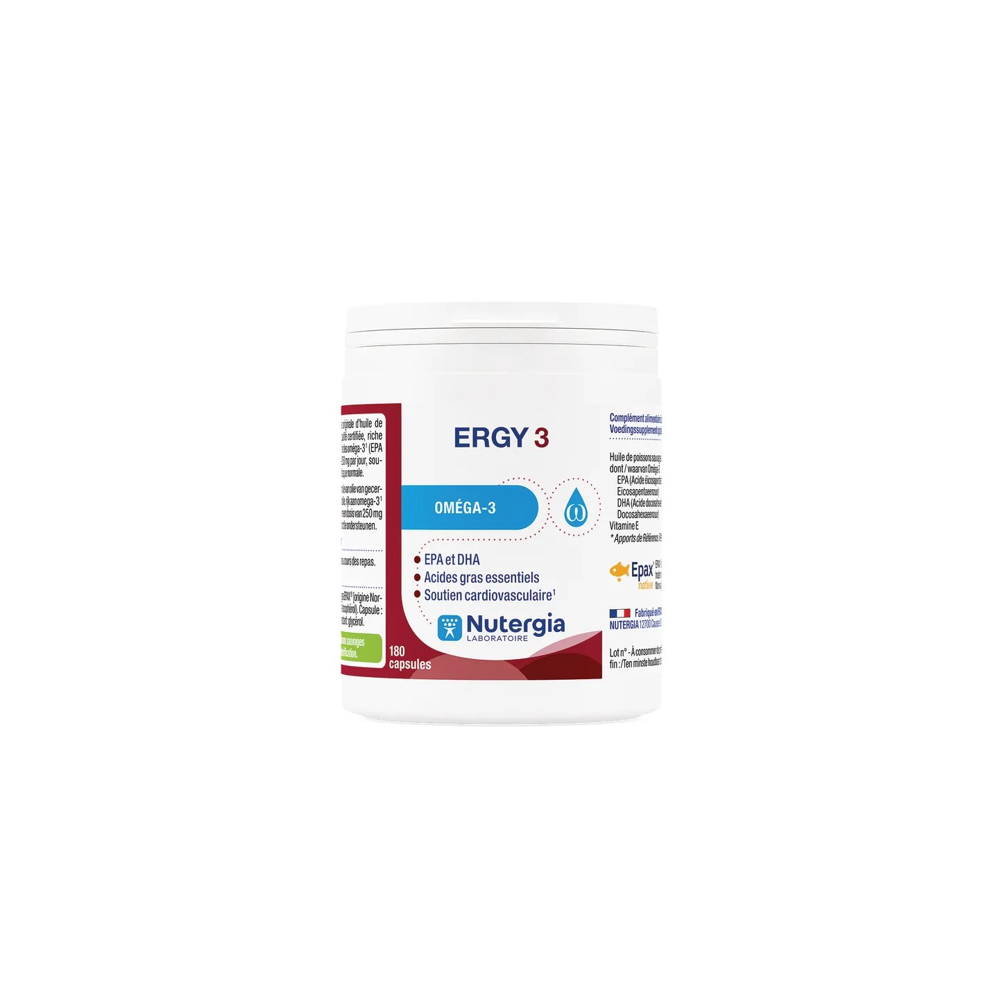 Nutergia Ergy 3 - 180 capsules