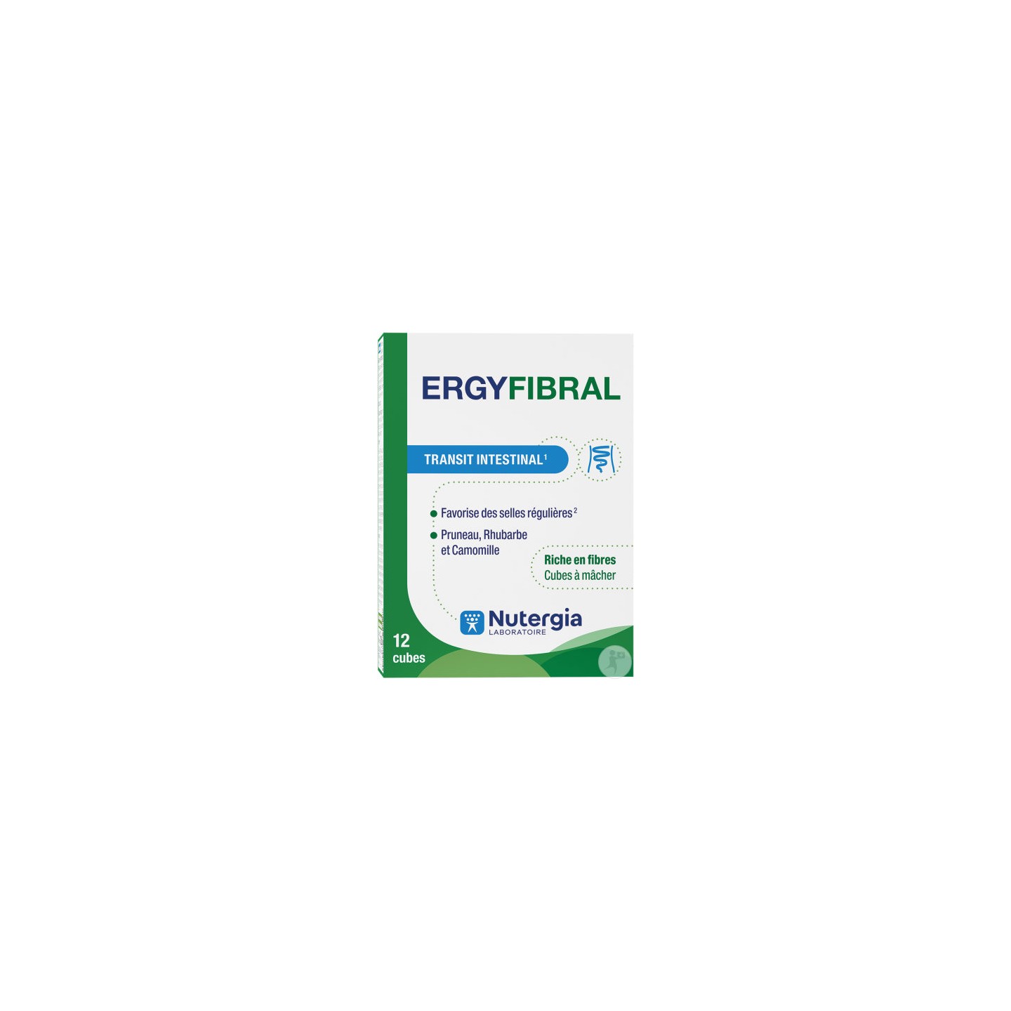 Nutergia Ergyfibral - 12 cubes à mâcher