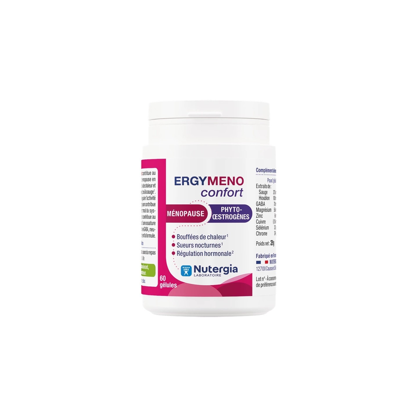 Nutergia Ergymeno Confort - 60 gélules