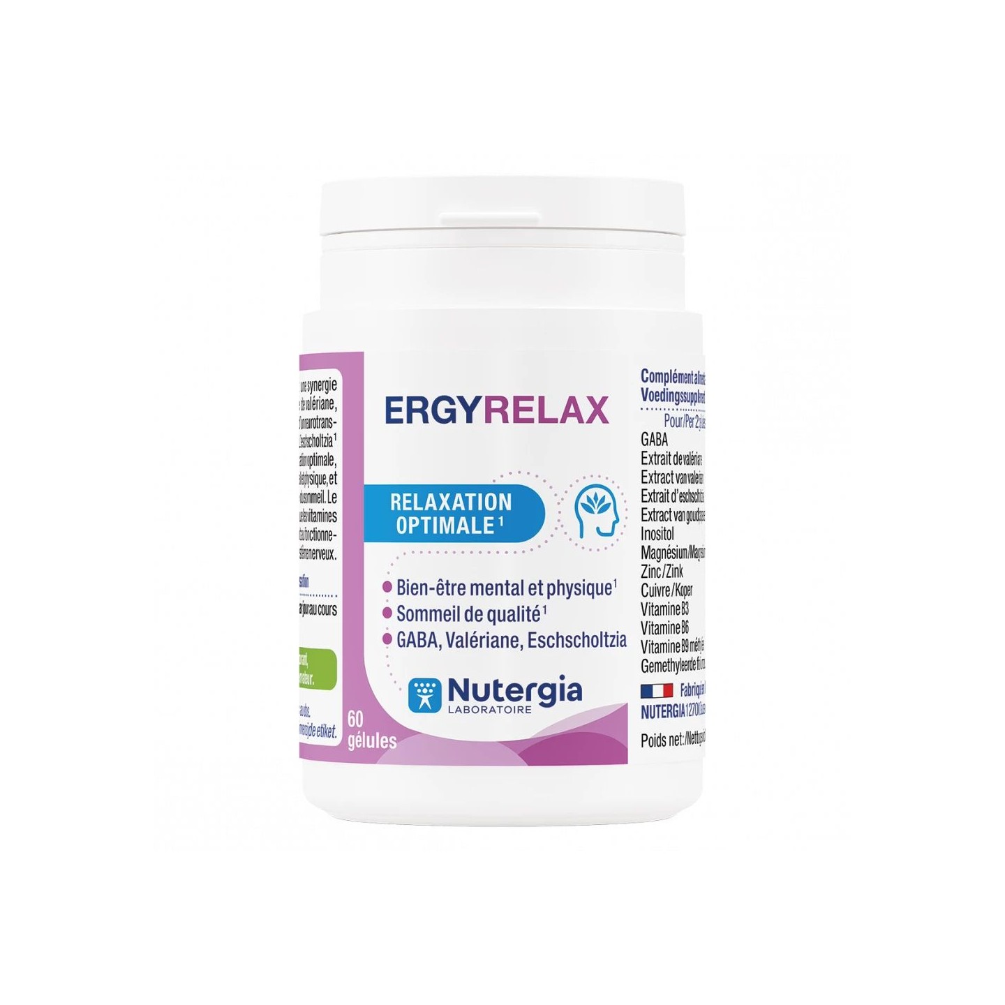 Nutergia Ergyrelax - 60 gélules